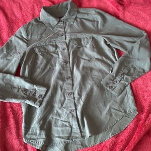 Green button up top